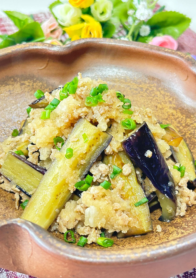 旨すぎ🥰茄子とひき肉のみぞれ炒め🍆✨-レシピのメイン写真