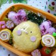 クルクルラップおにぎり♪ひよこちゃん弁当