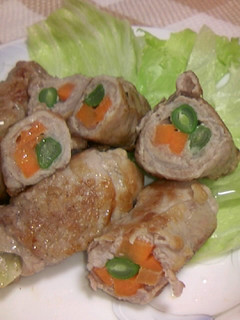 いんげんとにんじんの豚肉巻き-レシピのメイン写真