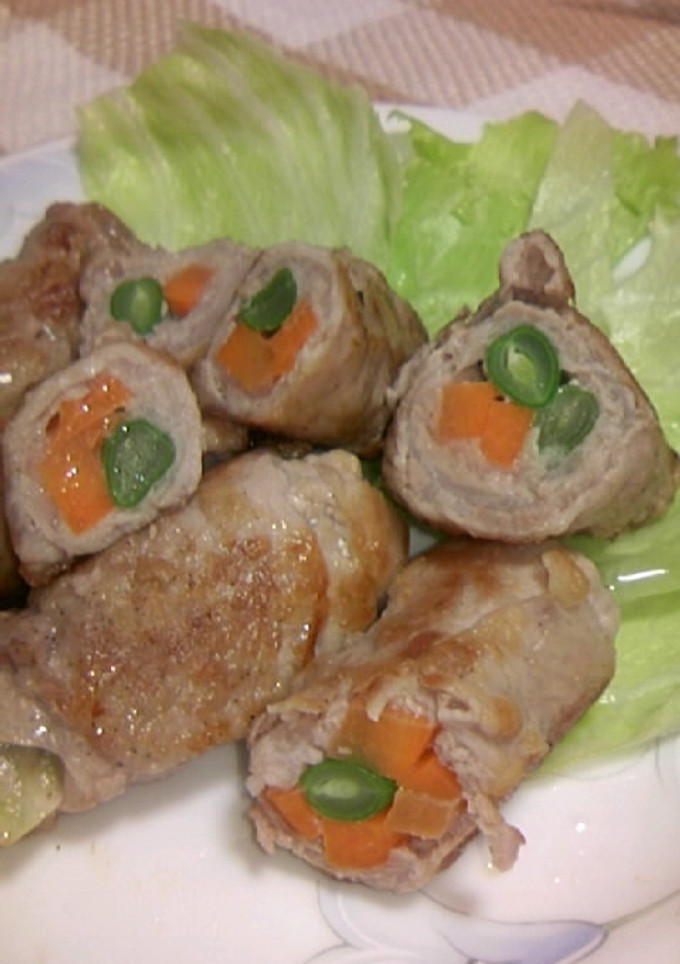 いんげんとにんじんの豚肉巻き-レシピのメイン写真