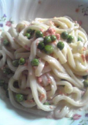 レンジで簡単！豆乳クリーミ−うどん♪-レシピのメイン写真