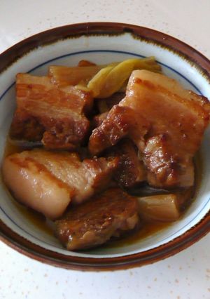 料理のための清酒で角煮-レシピのメイン写真