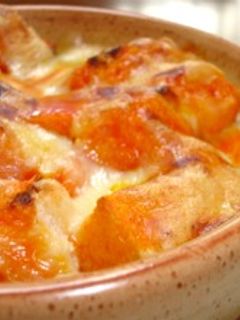 朝から簡単ヘルシー『ピザ風パングラタン』-レシピのメイン写真