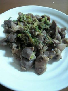 砂肝の酒蒸し-レシピのメイン写真
