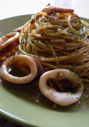 私♡自慢♡のイカわたパスタ-レシピのメイン写真