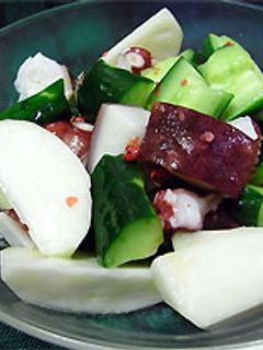 タコと夏野菜のマリネ-レシピのメイン写真
