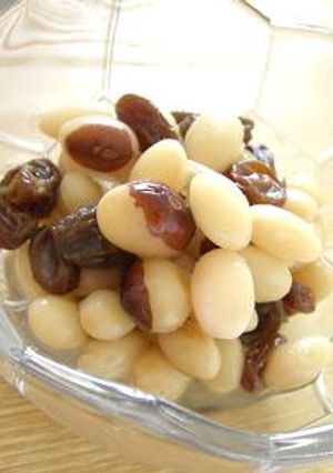 トラ豆とレーズンのシロップ漬け-レシピのメイン写真