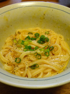 釜玉バターうどん-レシピのメイン写真