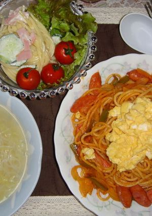 ♪ナポリタン卵のせ♪-レシピのメイン写真