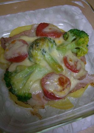 豚肉と新じゃがいものチーズ焼き-レシピのメイン写真