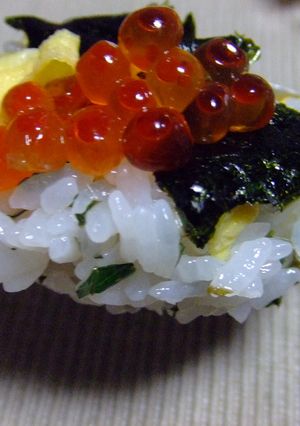 モロヘイヤいりちらし寿司もどき」＾－＾「-レシピのメイン写真