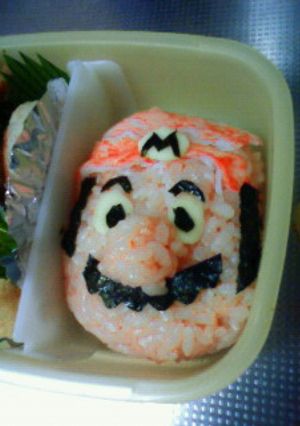 キャラ弁★マリオ★inチーズ入り-レシピのメイン写真