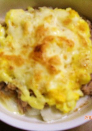 ちくわとツナと卵とチーズのハーモニー焼き-レシピのメイン写真