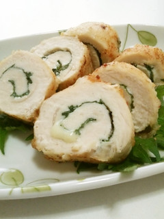 ササミと大葉のマヨチーズロール-レシピのメイン写真