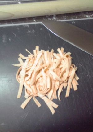 トマト・人参入り手打ちうどん-レシピのメイン写真