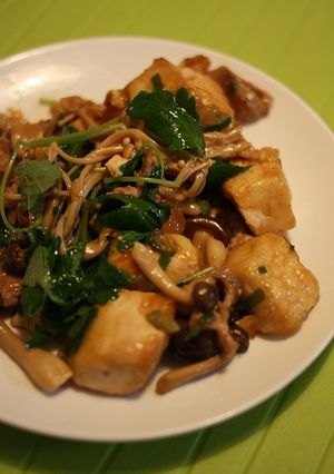 キノコと豆腐のちゃちゃっと炒め☆-レシピのメイン写真