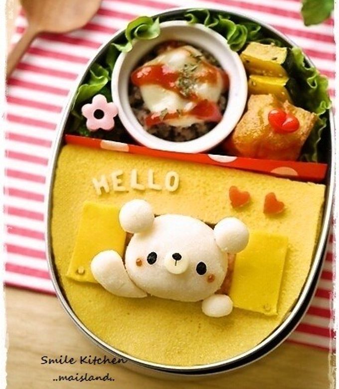 窓からひょっこり♪オムライス＊キャラ弁-レシピのメイン写真