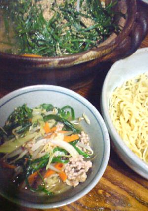 野菜たっぷり♪ピリ辛味噌つけ麺-レシピのメイン写真