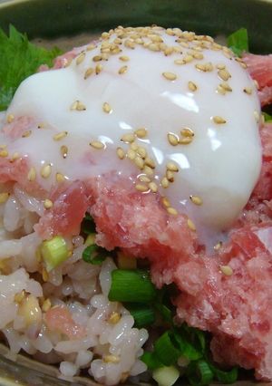温玉ネギトロ丼-レシピのメイン写真