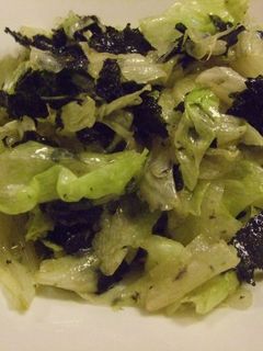 レタスと海苔のあっという間サラダ-レシピのメイン写真