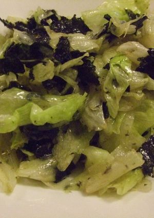 レタスと海苔のあっという間サラダ-レシピのメイン写真