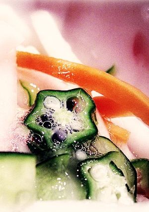 オクラで天の川★-レシピのメイン写真