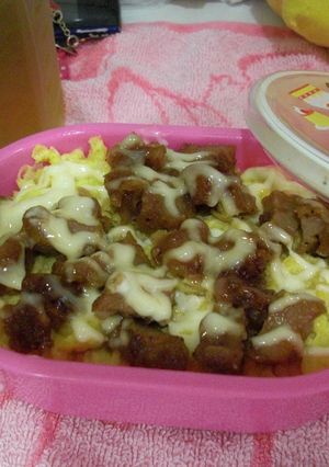 お弁当に～あっちゅうま照りマヨ丼!!-レシピのメイン写真