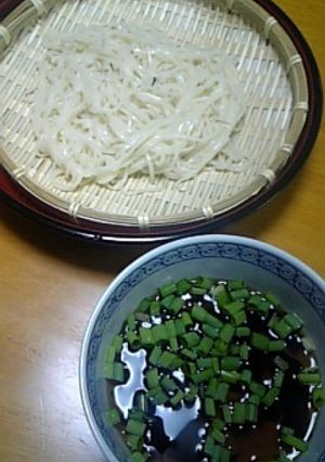 梅肉とわかめのひやむぎ＾＾-レシピのメイン写真