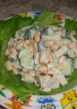 ♪レンコン・きゅうり・大豆サラダ♪-レシピのメイン写真