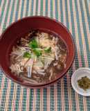 もずくとえのきの柚子胡椒スープ