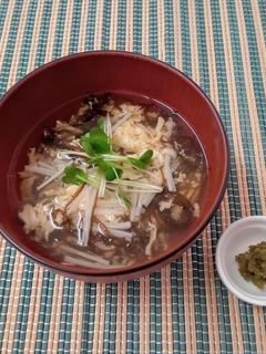 もずくとえのきの柚子胡椒スープ-レシピのメイン写真