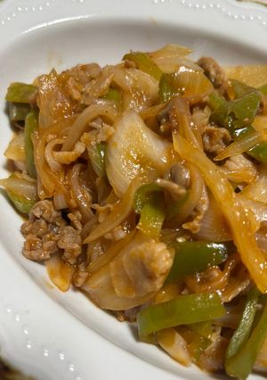 意外！？豚肉と玉ねぎのケチャップタレ炒め-レシピのメイン写真