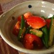 トマトとオクラのさっぱり和え