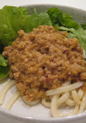 坦々風?肉味噌うどん☆-レシピのメイン写真