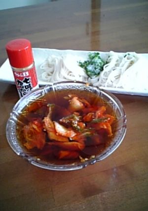 ピリ辛そうめん-レシピのメイン写真