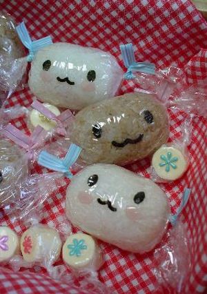 キャラ弁シナモンとモカのおにぎり-レシピのメイン写真