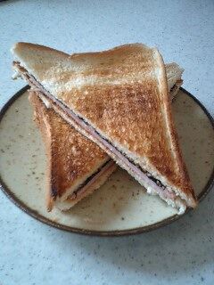 マヨが決め手。はむのりトースト-レシピのメイン写真