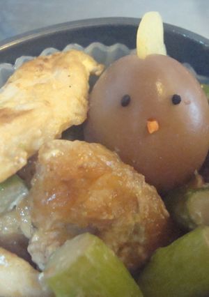 うずらでこっこちゃん[小手間][お弁当]-レシピのメイン写真