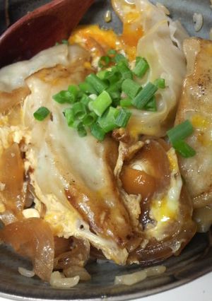 餃子の☆卵とじ☆丼ぶり-レシピのメイン写真