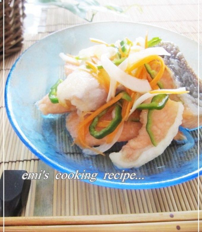 鮭あらで南蛮漬け-レシピのメイン写真