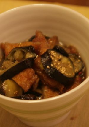 なすびと平天の煮物-レシピのメイン写真