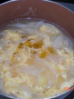玉ねぎ&卵スープ-レシピのメイン写真
