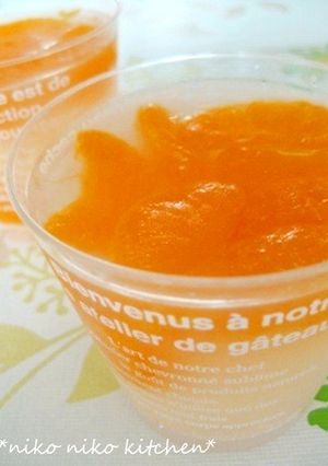 みかん缶で寒天ゼリー♪-レシピのメイン写真