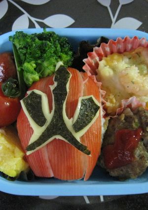 キャラ弁　シンケンジャー　シンケンレッド-レシピのメイン写真