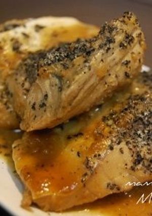 サバの胡麻味噌煮♪-レシピのメイン写真