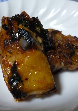 バジルたっぷりハーブチキン-レシピのメイン写真