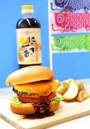 【にたき一番】【塩麹】照り焼きバーガー-レシピのメイン写真