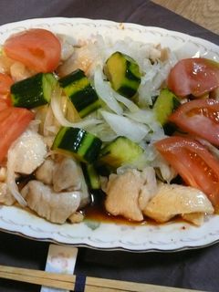 ピリ辛きゅうりとチュルン鶏-レシピのメイン写真