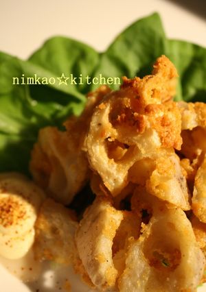 簡単すぎる！蓮根のムチン揚げ-レシピのメイン写真