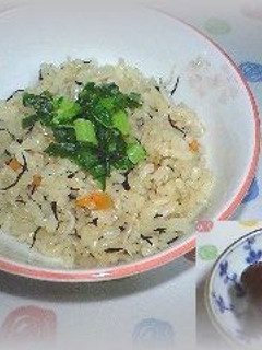 ふろふき大根の日はじゃこと炊き込みご飯-レシピのメイン写真